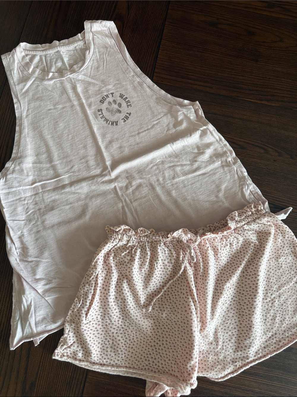 Aerie Muscle Tank and Short Sleep Set